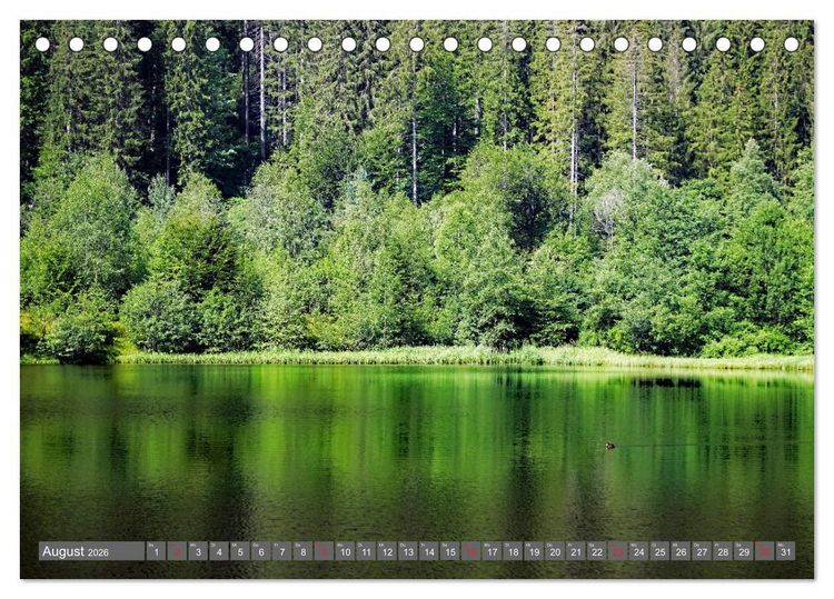Produktbild: Schwarzwald-Wanderungen (Tischkalender 2026 DIN A5 quer), CALVENDO Monatskalender