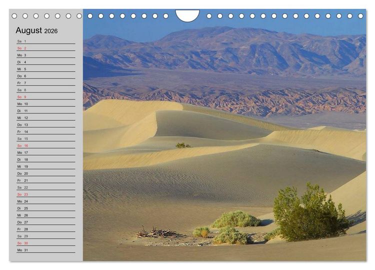 Produktbild: Kalifornien. Die goldene Westk&uuml;ste (Wandkalender 2026 DIN A4 quer), CALVENDO Monatskalender