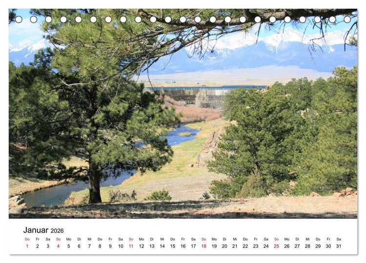 Produktbild: Colorado, USA - Ausflugsziele rund um Colorado Springs (Tischkalender 2026 DIN A5 quer), CALVENDO Monatskalender