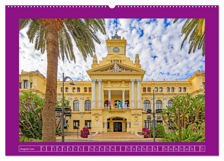 Produktbild: Ein Herz f&uuml;r M&aacute;laga (Wandkalender 2026 DIN A2 quer), CALVENDO Monatskalender