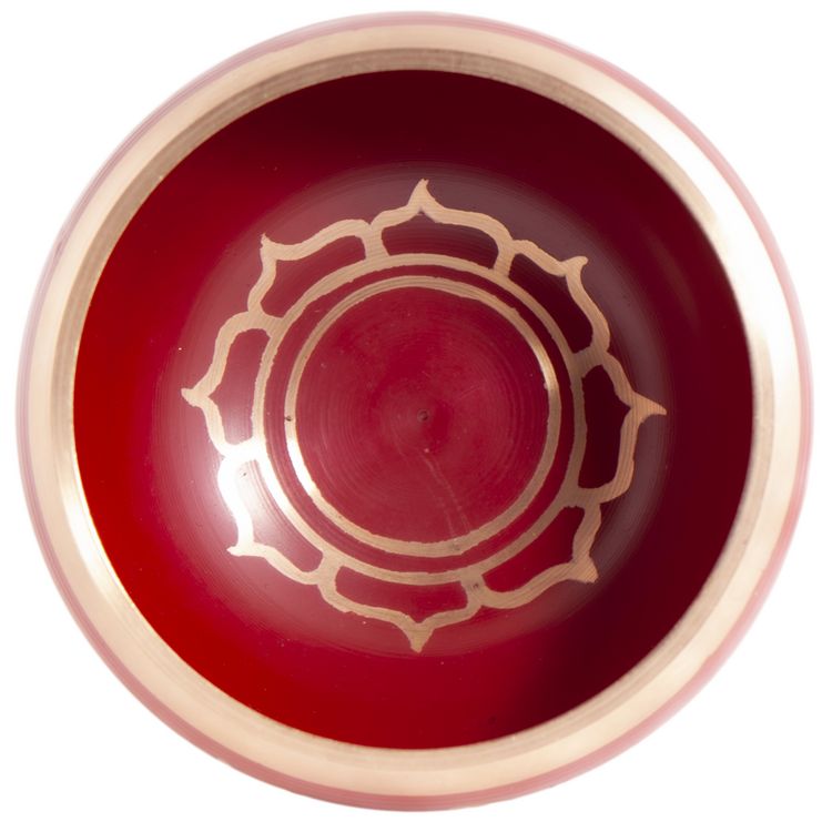 Produktbild: Klangschale Lotus, rot