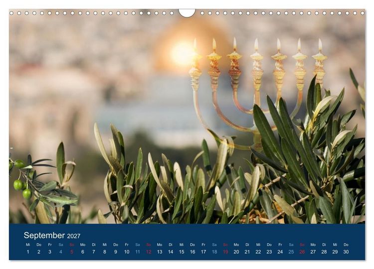 Produktbild: Geliebtes Jerusalem (Wandkalender 2027 DIN A3 quer), CALVENDO Monatskalender