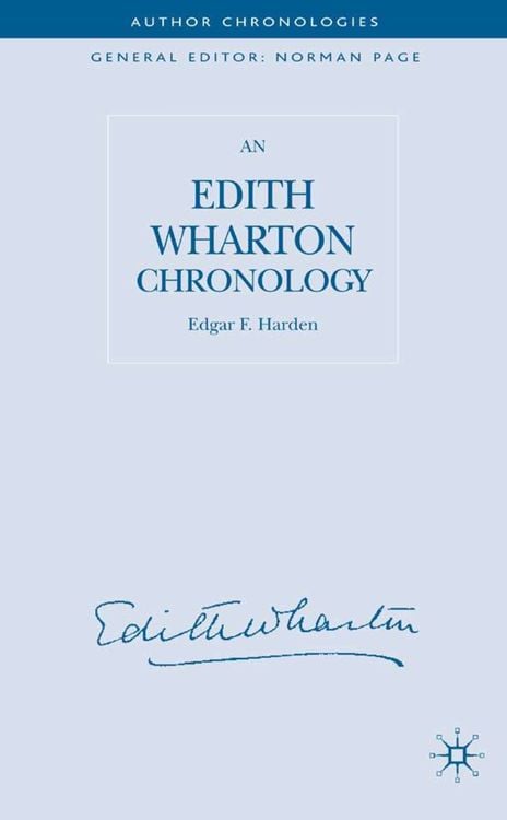 Produktbild: An Edith Wharton Chronology