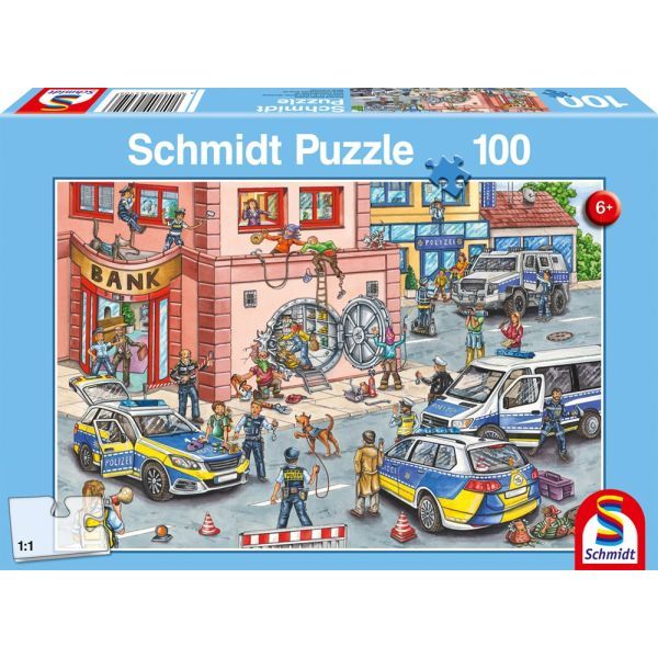 Produktbild: Schmidt Spiele - Polizeieinsatz, 100 Teile