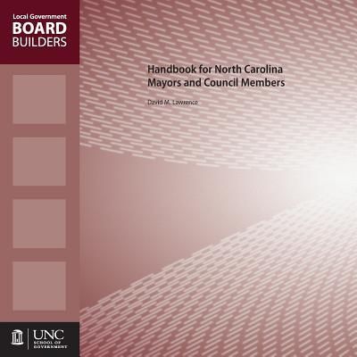 Produktbild: Handbook for North Carolina Mayors and Council Members