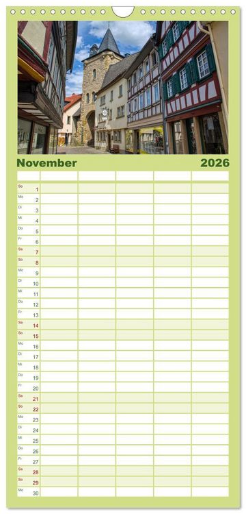 Produktbild: Familienplaner 2026 - Meisenheim - Die Perle im Glantal mit 5 Spalten (Wandkalender, 21 x 45 cm) CALVENDO