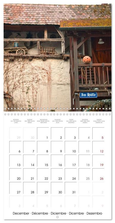 Produktbild: South Germany- Visiting the beautiful village Blaubeuren in the Swabian Alps (Wall Calendar 2027 12 &times; 12 Inch) CALVENDO 12 Month Wall Calendar