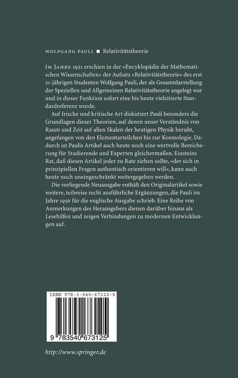 Produktbild: Relativit&auml;tstheorie