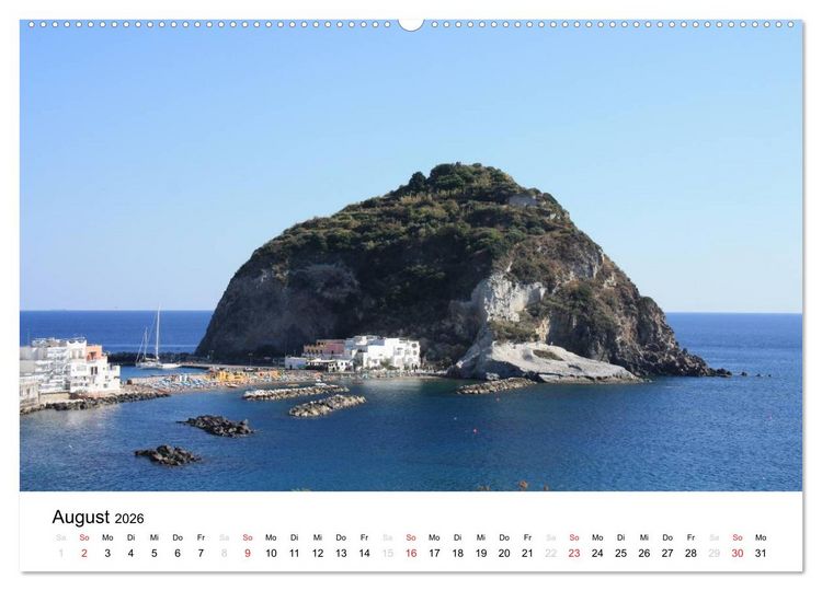 Produktbild: Ischia (Wandkalender 2026 DIN A2 quer), CALVENDO Monatskalender