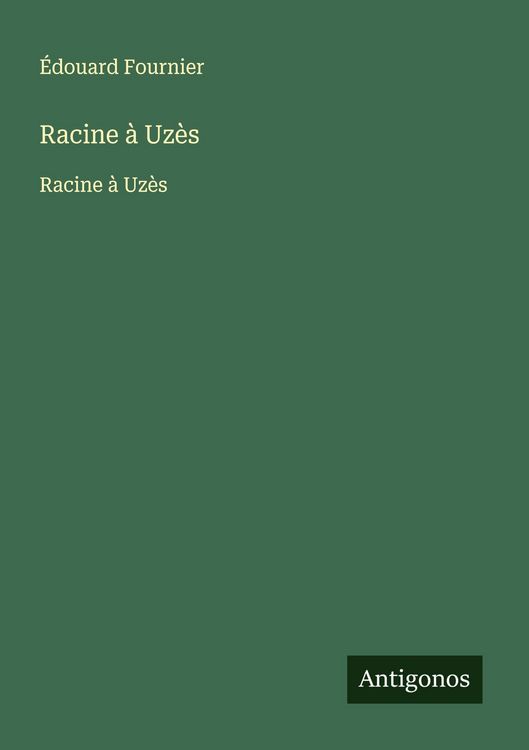 Produktbild: Racine &agrave; Uz&egrave;s