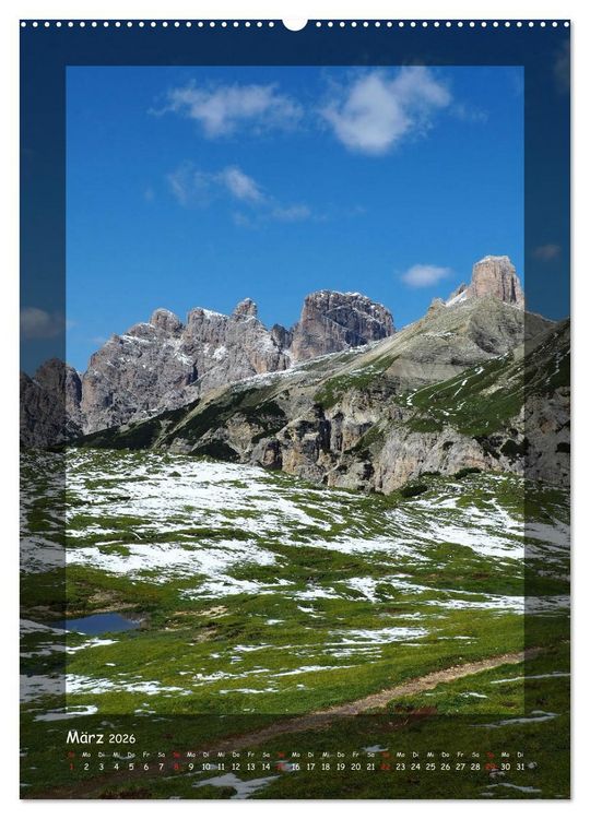 Produktbild: Bergwelten Wandkalender (hochwertiger Premium Wandkalender 2026 DIN A2 hoch), Kunstdruck in Hochglanz