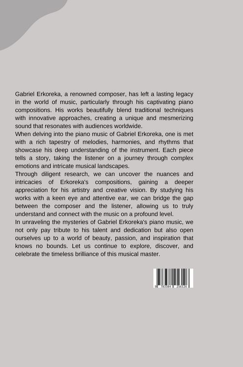 Produktbild: Unveiling Gabriel Erkoreka: A Basque Composer Deserving Wider Recognition