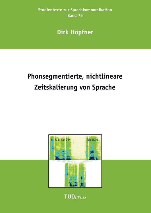 Produktbild: Phonsegmentierte, nichtlineare Zeitskalierung von Sprache