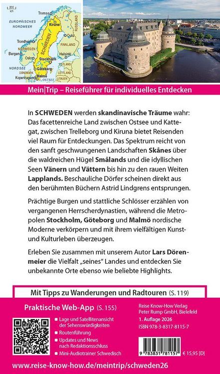 Produktbild: Reise Know-How MeinTrip Schweden