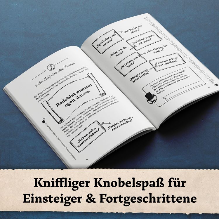 Produktbild: Das R&auml;tselbuch des Ars&egrave;ne Lupin 2: Der Coup des Meisterdiebs