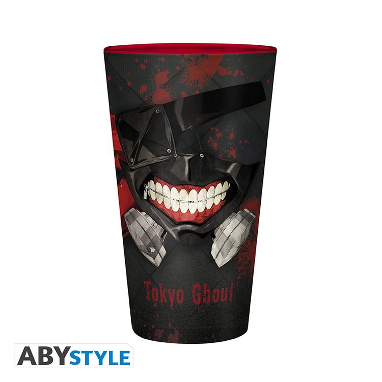 Produktbild: TOKYO GHOUL - Large Glass - - Kaneki & Mask - box*