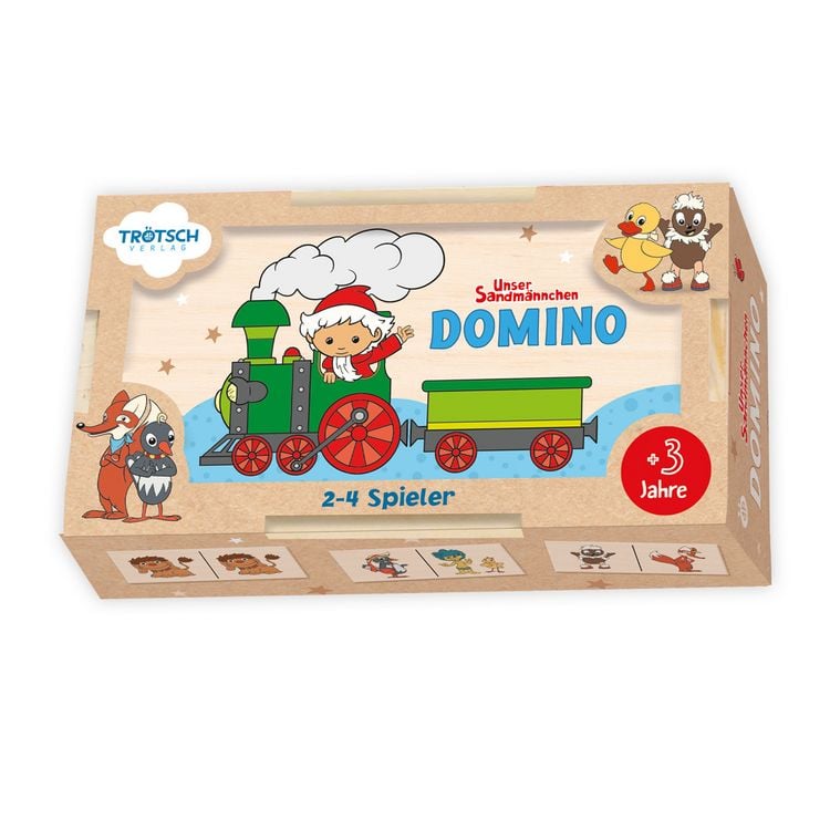 Produktbild: TR&Ouml;TSCH - Unser Sandm&auml;nnchen Domino aus Holz