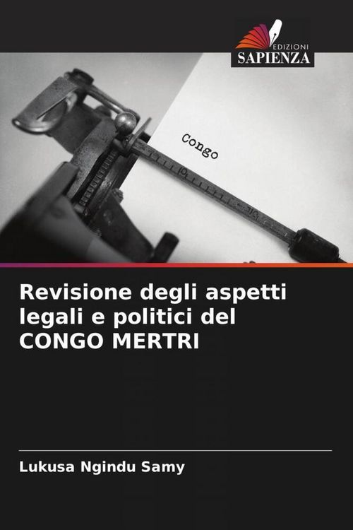 Produktbild: Revisione degli aspetti legali e politici del CONGO MERTRI