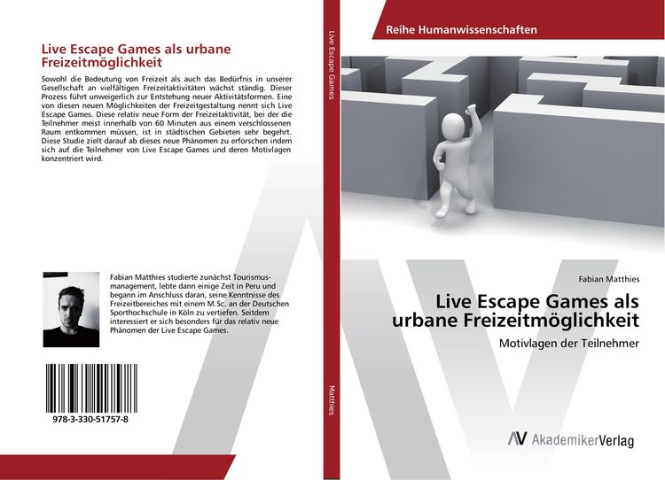 Produktbild: Live Escape Games als urbane Freizeitm&ouml;glichkeit