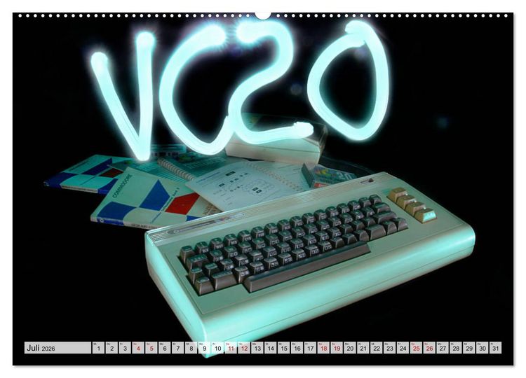 Produktbild: Computer der 80er (Wandkalender 2026 DIN A2 quer), CALVENDO Monatskalender