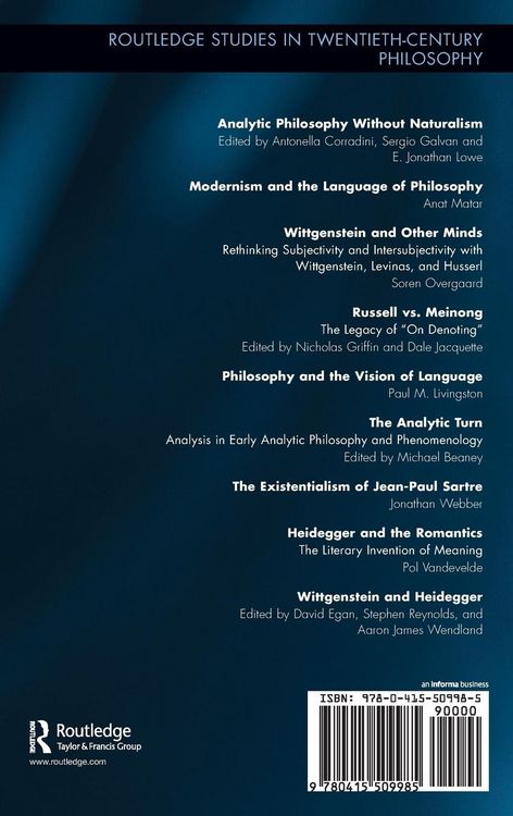 Produktbild: Wittgenstein and Heidegger