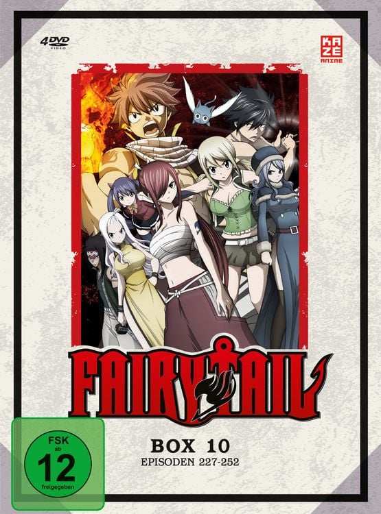 Produktbild: Fairy Tail - TV-Serie - DVD Box 10 (Episoden 227-252) [4 DVDs]