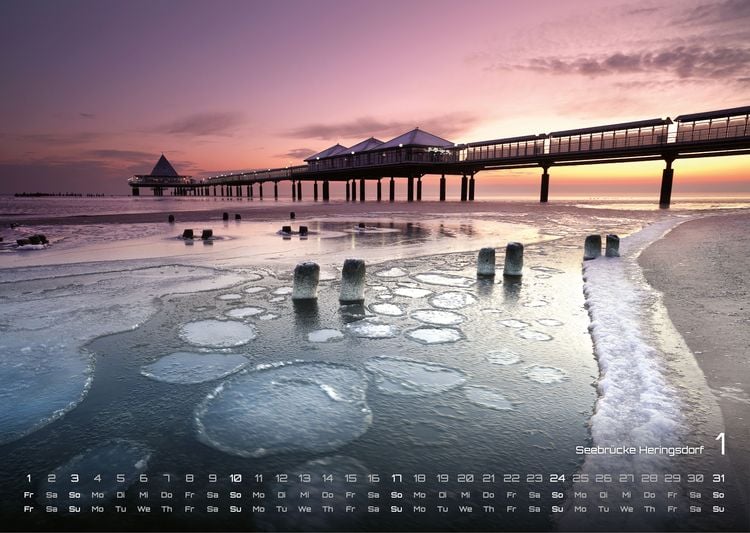 Produktbild: Ostsee - Zwischen D&uuml;nen und Horizont &ndash; Die Ostsee erleben - 2027 - Kalender DIN A3