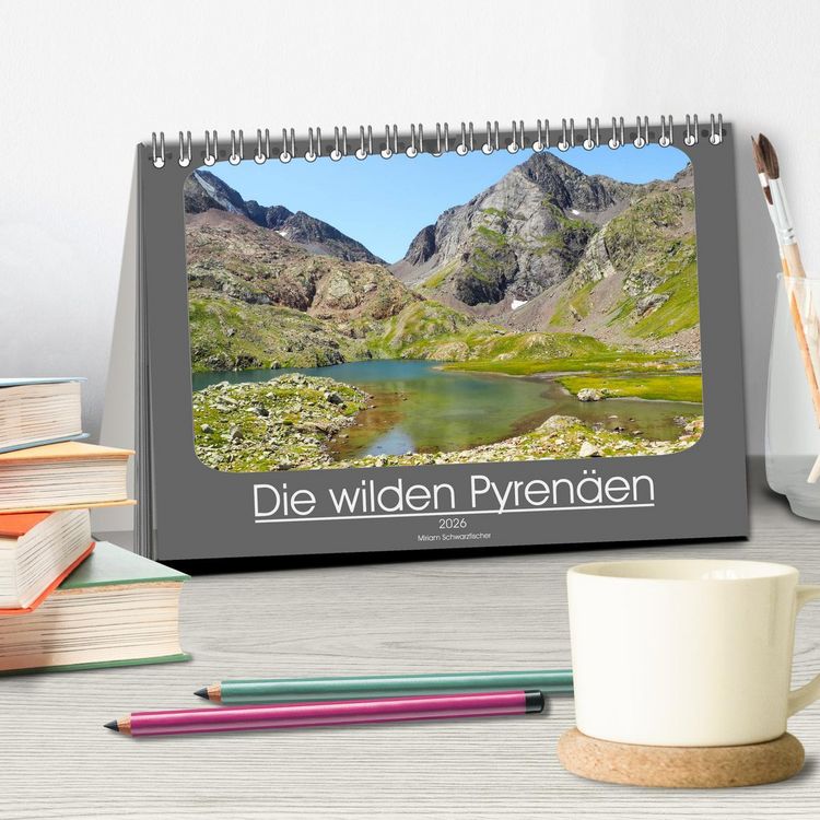 Produktbild: Die wilden Pyren&auml;en (Tischkalender 2026 DIN A5 quer), CALVENDO Monatskalender