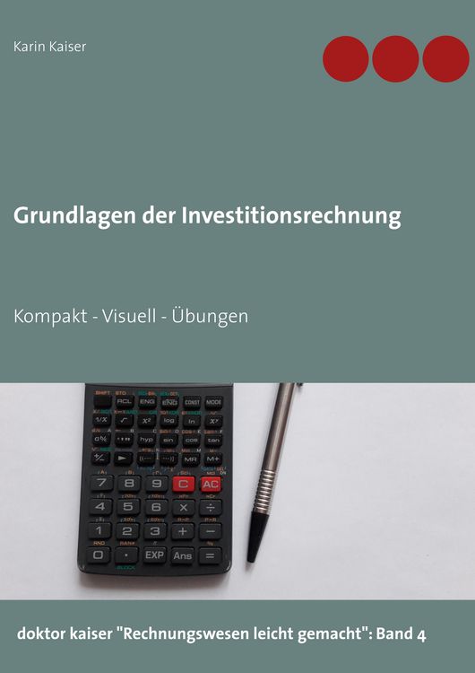 Produktbild: Grundlagen der Investitionsrechnung