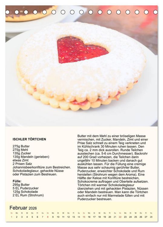Produktbild: Pl&auml;tzchen. Kekse f&uuml;r das ganze Jahr! (Tischkalender 2026 DIN A5 hoch), CALVENDO Monatskalender