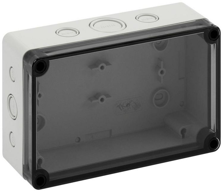 Produktbild: Spelsberg TK PS 1811-6f-tm Installations-Geh&auml;use 180 x 110 x 63 Polycarbonat, Polystyrol (EPS) Lichtgrau (RAL 7035) 1 St.