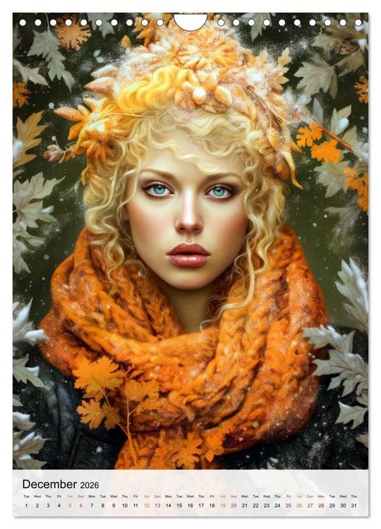Produktbild: Flourishing Femmes (Wall Calendar 2026 DIN A4 portrait), CALVENDO 12 Month Wall Calendar