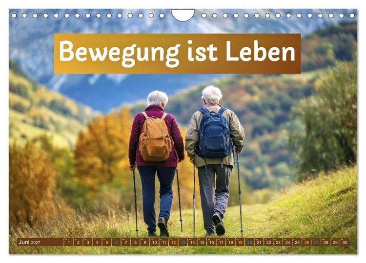 Produktbild: Longevity - Die Zukunft der Vitalit&auml;t (Wandkalender 2027 DIN A4 quer), CALVENDO Monatskalender