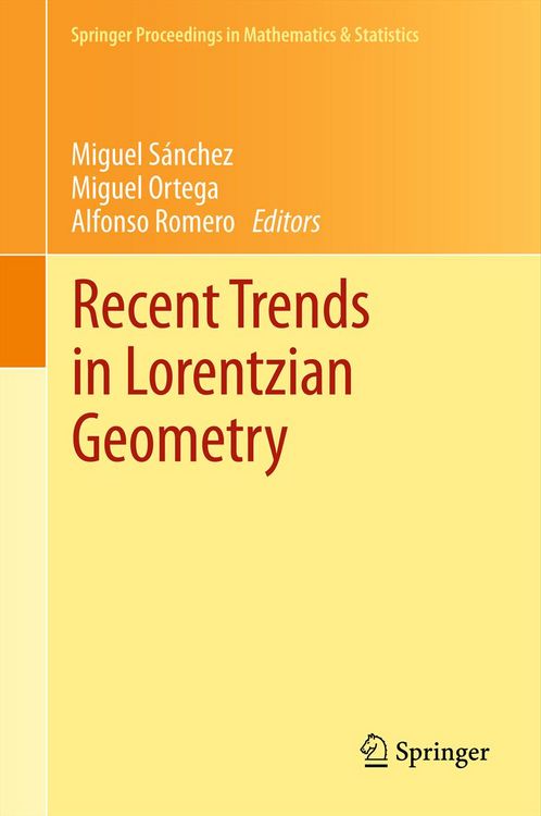 Produktbild: Recent Trends in Lorentzian Geometry