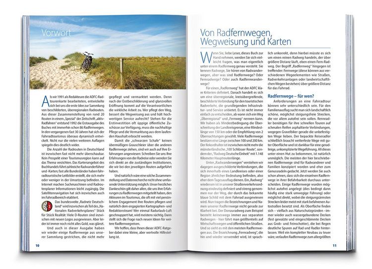 Produktbild: BVA ADFC-Ratgeber 260 Radfernwege in Deutschland
