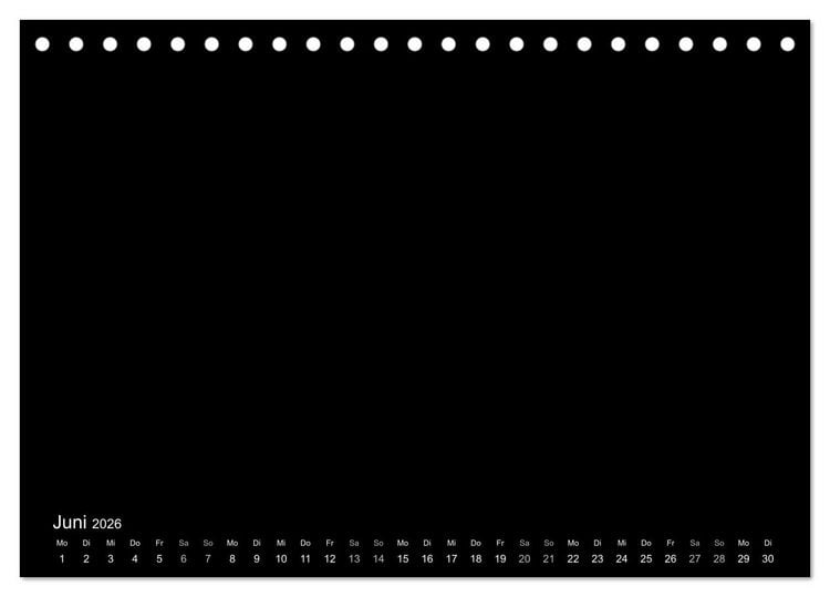 Produktbild: Bastelkalender: DIY Kreativ-Kalender -schwarz- (Tischkalender 2026 DIN A5 quer), CALVENDO Monatskalender