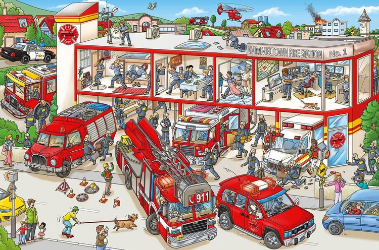 Produktbild: My Big Wimmelbook(r)--Fire Trucks!