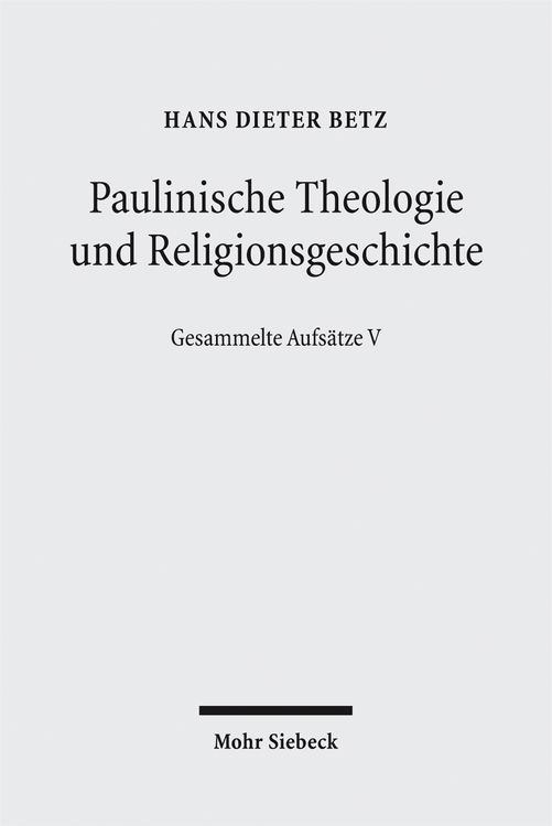 Produktbild: Paulinische Theologie und Religionsgeschichte