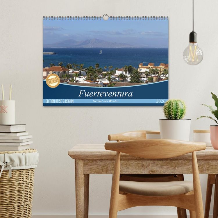 Produktbild: Fuerteventura - Heimat des Windes (Wandkalender 2026 DIN A3 quer), CALVENDO Monatskalender