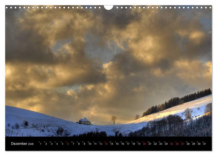 Produktbild: Romantischer Schwarzwald (Wandkalender 2026 DIN A3 quer), CALVENDO Monatskalender
