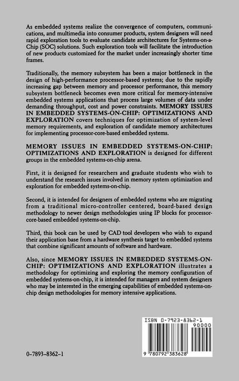 Produktbild: Memory Issues in Embedded Systems-on-Chip