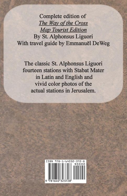 Produktbild: The Way of the Cross - Map Tourist