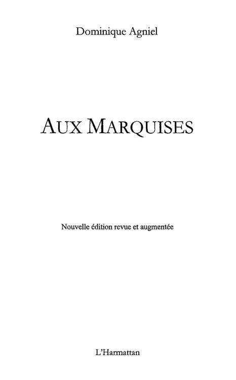 Produktbild: Aux marquises n.e.