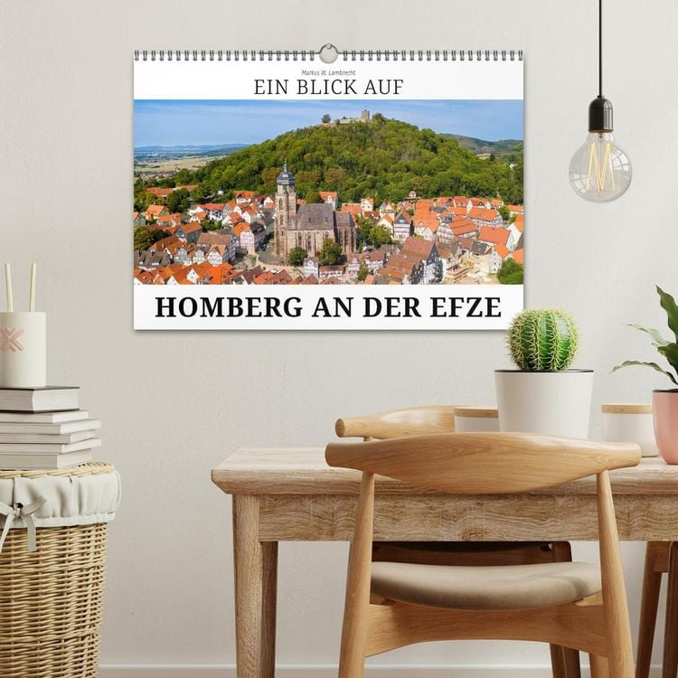 Produktbild: Ein Blick auf Homberg an der Efze in Farbe (Wandkalender 2026 DIN A3 quer), CALVENDO Monatskalender