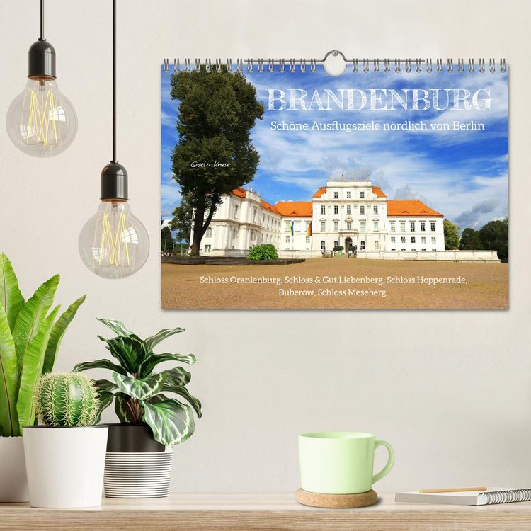 Produktbild: Brandenburg - Sch&ouml;ne Ausflugsziele n&ouml;rdlich von Berlin (Wandkalender 2026 DIN A4 quer), CALVENDO Monatskalender