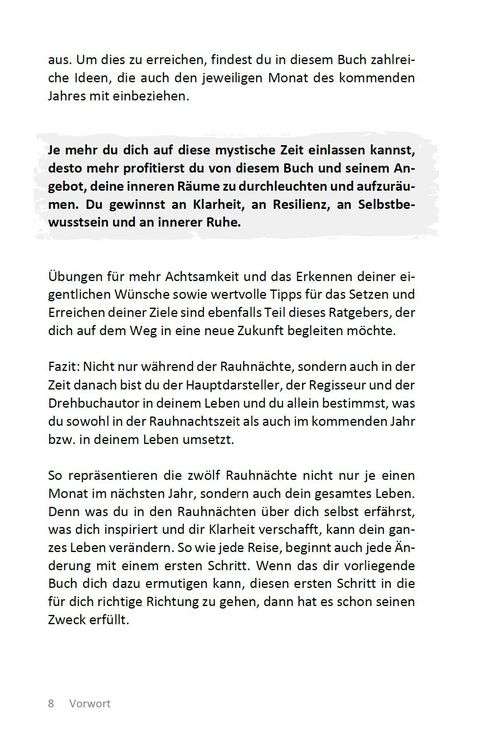 Produktbild: Meine Reise durch die 12 Rauhn&auml;chte | 100 Rituale und Impulse | Ein Begleiter f&uuml;r mehr Achtsamkeit und Resilienz im neuen Jahr
