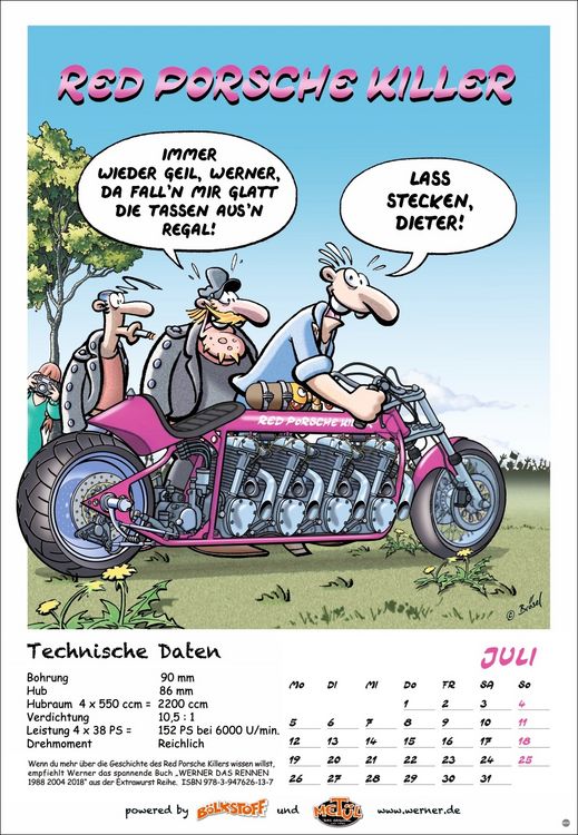 Produktbild: Werner Kalender 2027
