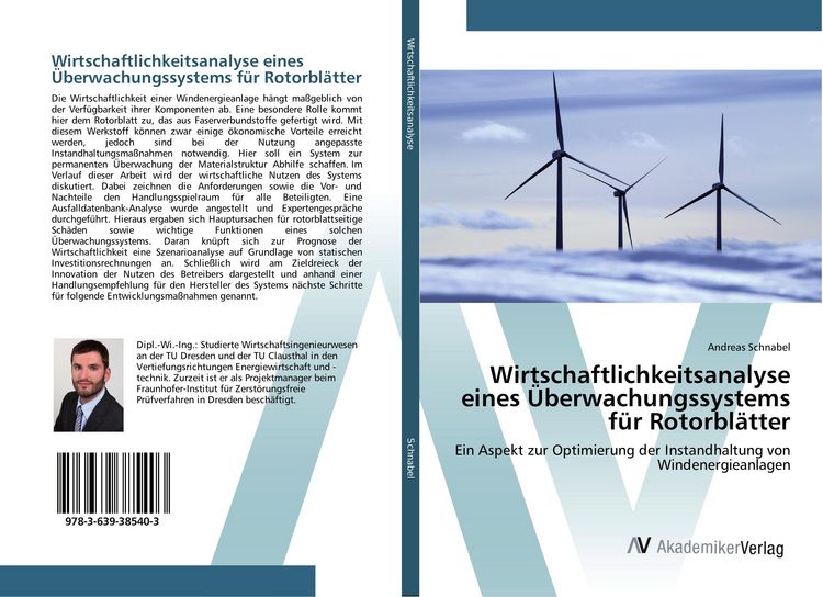 Produktbild: Wirtschaftlichkeitsanalyse eines Überwachungssystems für Rotorblätter
