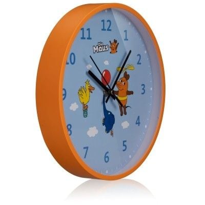 Produktbild: Bresser 11645 - DieMaus Kinder-Wanduhr Fliegen, 25 cm