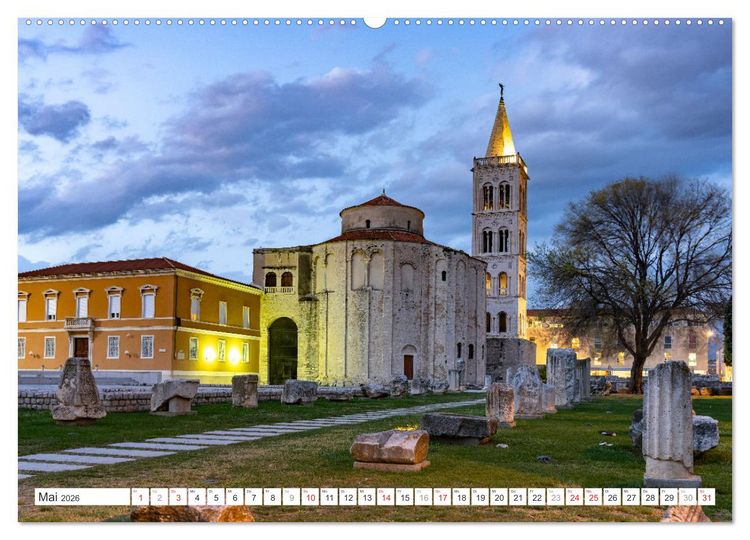 Produktbild: Kroatien - Zadar (hochwertiger Premium Wandkalender 2026 DIN A2 quer), Kunstdruck in Hochglanz